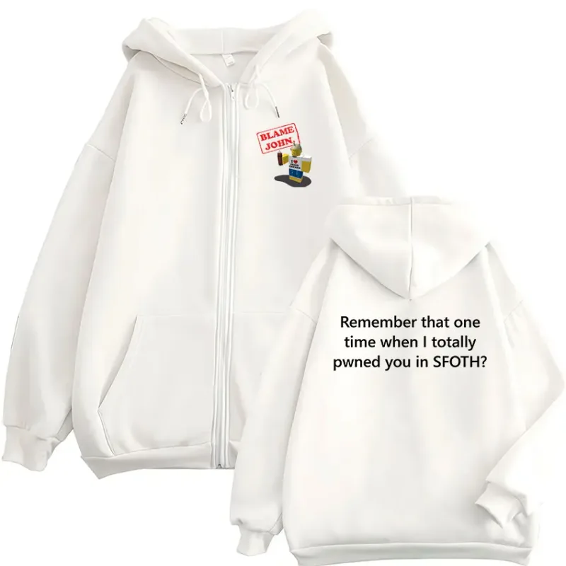 Funny Blame John Meme Zipper Hoodie Shedletsky Forsaken Fashion Autumn/Winter Sweatshirt Men Women Casual Oversized Coats Hoody — image 5