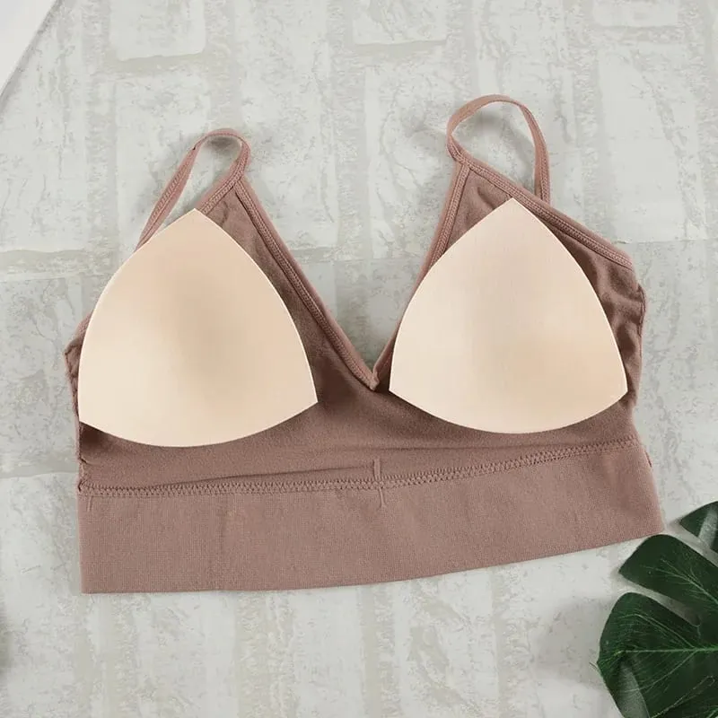2Pcs Bra Set Underwear Set Women Panties Sexy G-String Seamless Bralette Female Lingerie Soft Tank Crop Top 2026 — image 6