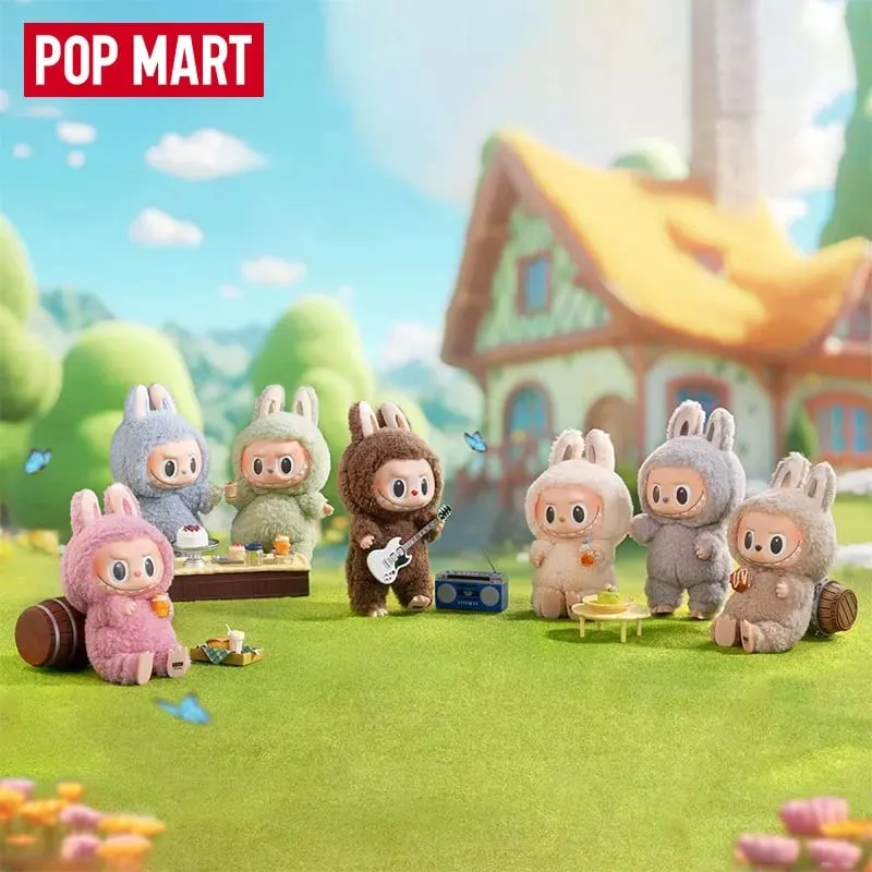 Original POP MART LABUBU Blind Box Toys THE MONSTERS Exciting Macaron Vinyl Face Surprise Mystery Box Kawaii Anime Action Figure