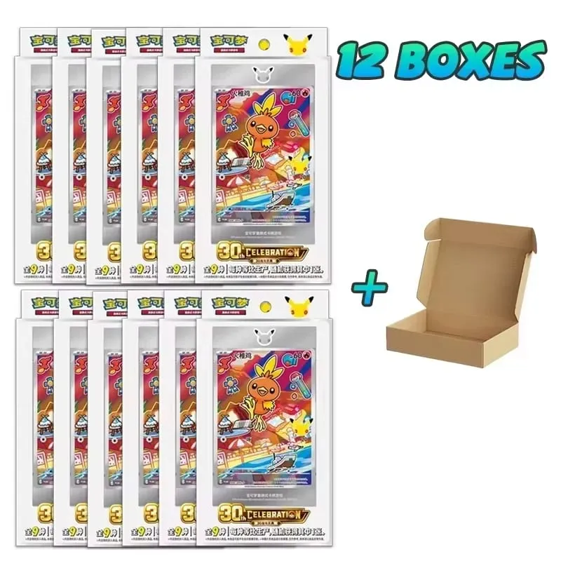 Original Pokemon 30th Anniversary Vol.1 Vol.2 Vol.3 Original Partner Special Illustration Set Gift Box PTCG Collectible Cards — image 12
