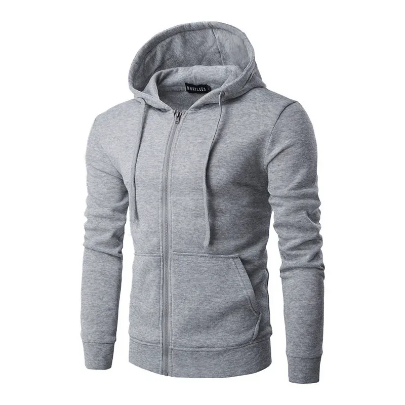 spring autumn Men Sweatshirts Long Sleeve Hoodie Zipper cardigan Male/woman Hoodies Sweatshirt Slim Fit Hoodie Male Clothing — image 6