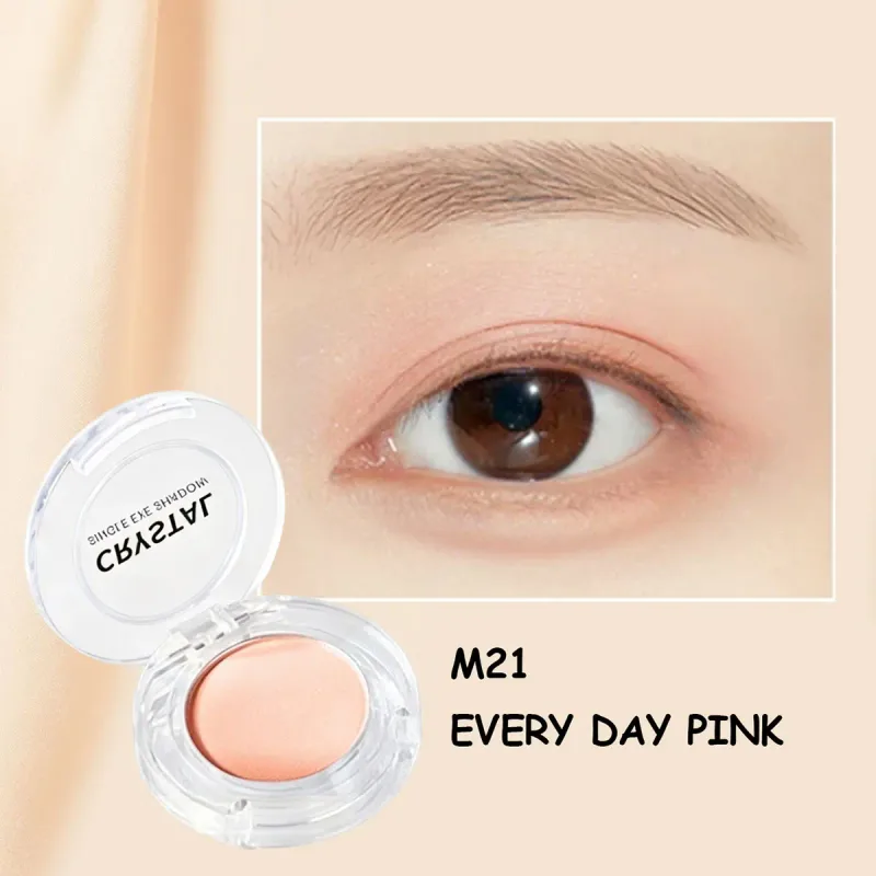 Crystal Single Eye Shadow Silky Smooth Eye Powder Long Lasting Eye Color Buildable Color Korean Cosmetic Korean Makeup — image 8