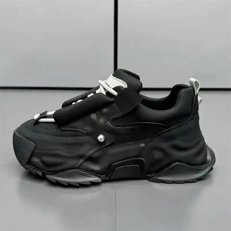 Platform Sneakers for Mens Fashion Designer Casual Leather Shoes for Man Chunky Height Increased Mens Sneakers Zapatillas Hombre