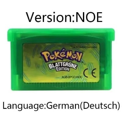 GBA Game Pokemon Series Video Game Cartridge Console Card Pokemon Emerald FireRed Ruby LeafGreen Sapphire Multi-language — image 24