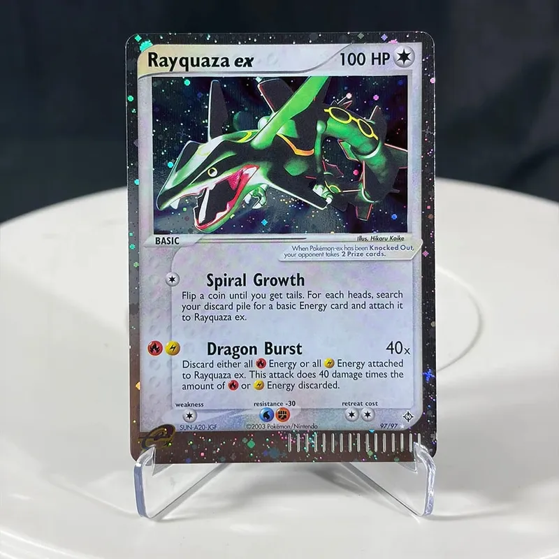 Proxy Cards EX Series Rayquaza Gold star Charizard Gengar Pikachu Hobbies Hobby Collectibles Game Collection Anime Cards — image 15