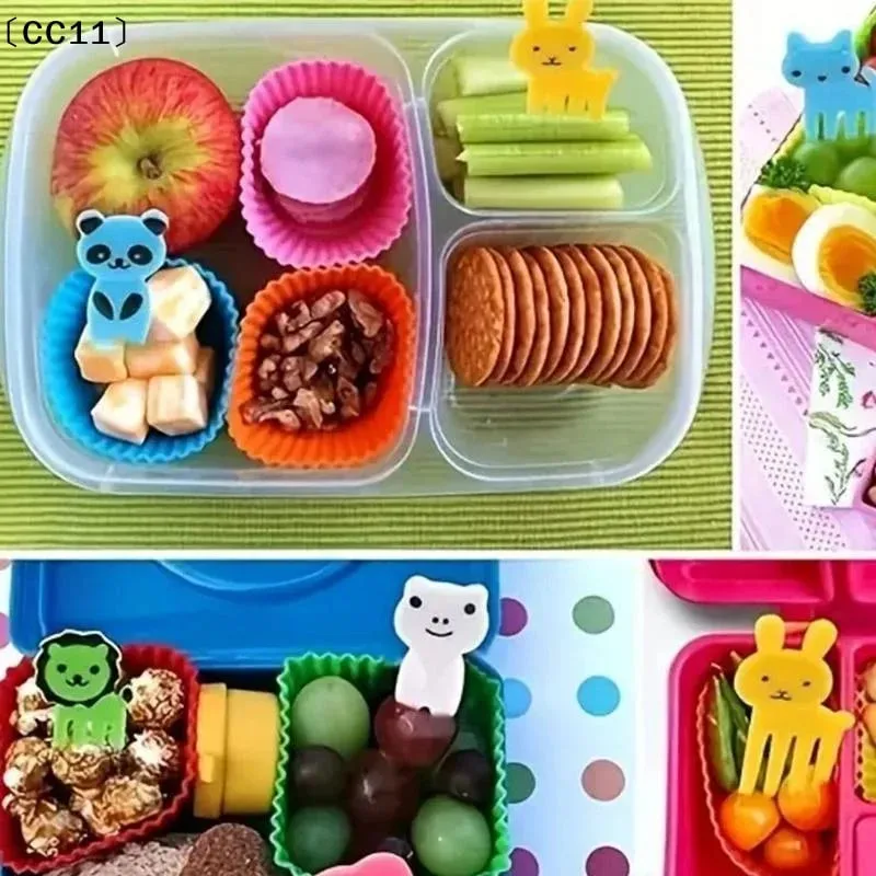 12/24Pcs Silicone Lunch Box Dividers Bento Lunch Box Dividers Lunch Dividers Dish Cups Salad Dressing For Kid Lunch Access〔CC11〕