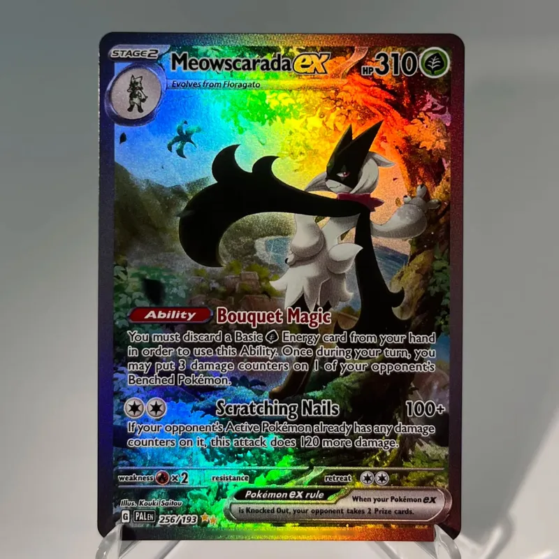 OBF PAL ASR Cards PTCG4-B EX Rainbow Ninetales Cleffa Charizard Rare Collection Battle Toys Gifts for Hobbies — image 23