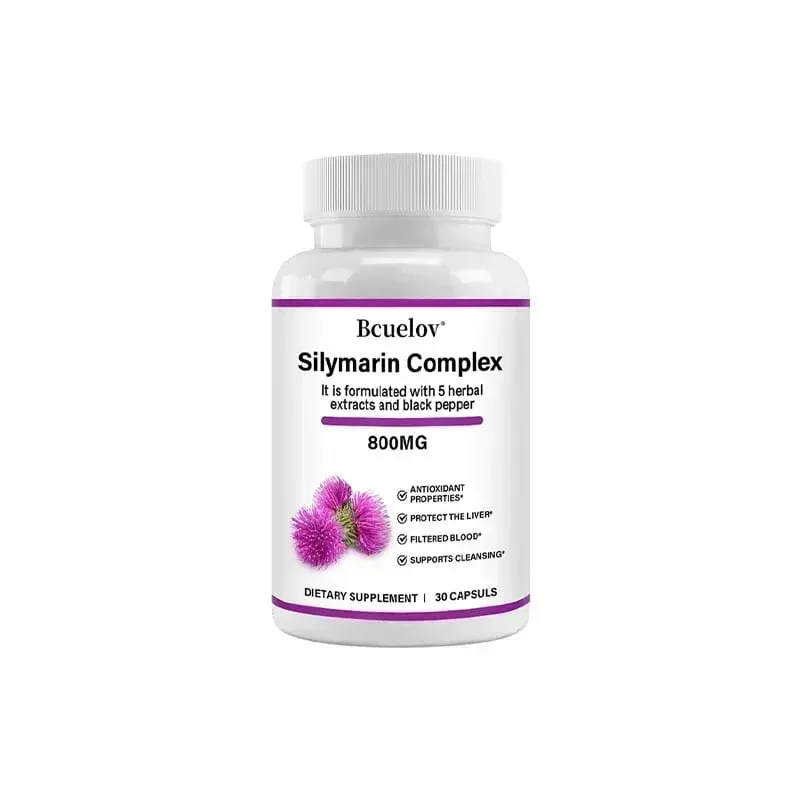 High-purity milk thistle extract paired with natural dandelion root Promotes Energy Production Liver Health Digestive Health