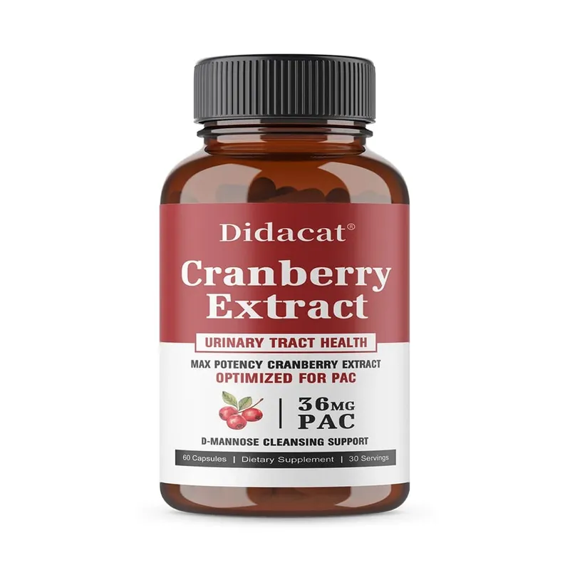 36 mg PAC from Superior Cranberry Juice Extract - Plus D-Mannose Supports Urinary Tract Health Cranberry Capsules for Women