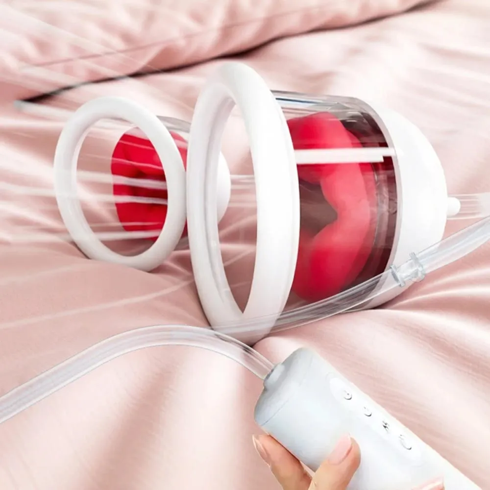 Dual Cups Suction Vibrators For Women Nipple Sucker Clitoris Sucks Vaginal Pump Artifical Blowjob Sex Toys Female Adults Erotic — image 2