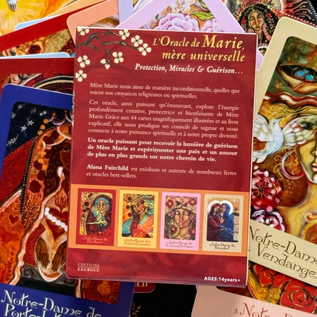 L'Oracle De Marie Mère Universelle French Version Protection Miracles and Guérison Oracle Deck 44 Board Games — image 6