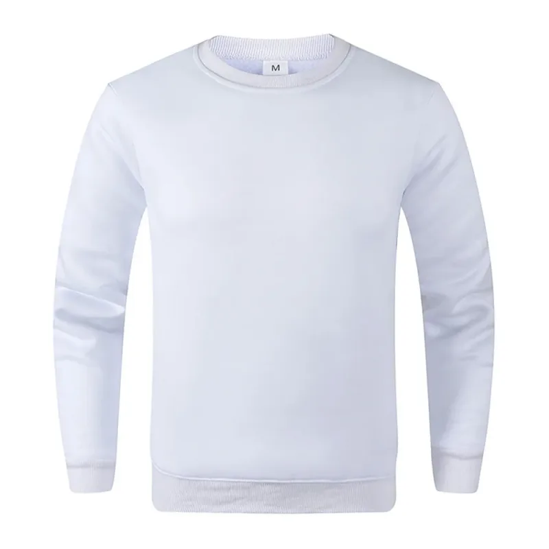 Pullover Asas Lelaki Baju Sweater Kasual untuk Lelaki Wanita Warna Pejal Musim Bunga Musim Gugur Hoodie Sukan Lengan Panjang Sweatshirt Techwear — image 14