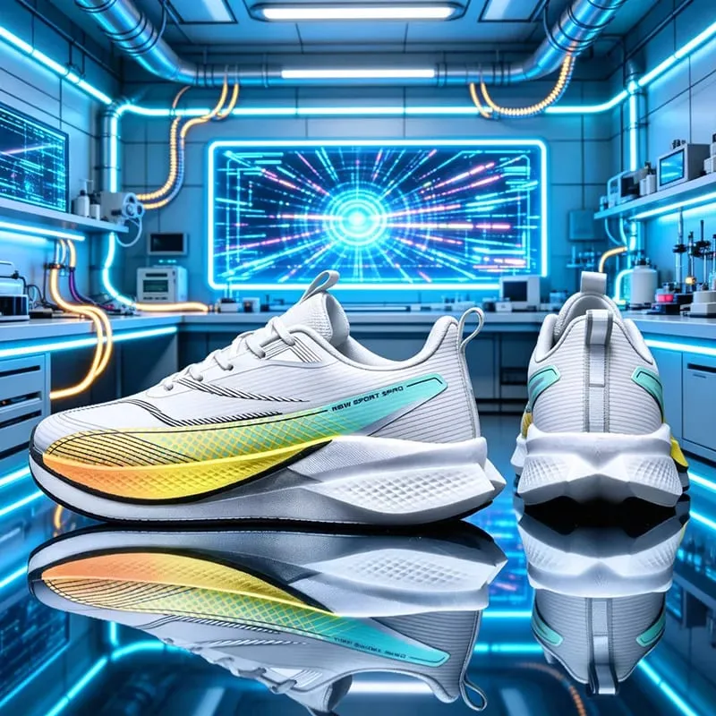 Men Casual Sports Running Shoes Carbon Board Marathon Training Breathable Women's Jogging Athletic Nonskid Walking Sneakers — image 6