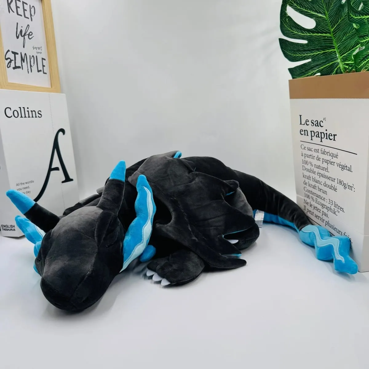 New Large 48cm Blue Sleeping Charizard Plush Doll Toys Super Soft Pokemon Stuffed Animal Anime Plush Pillow Floor/Sofa Cushion — image 8