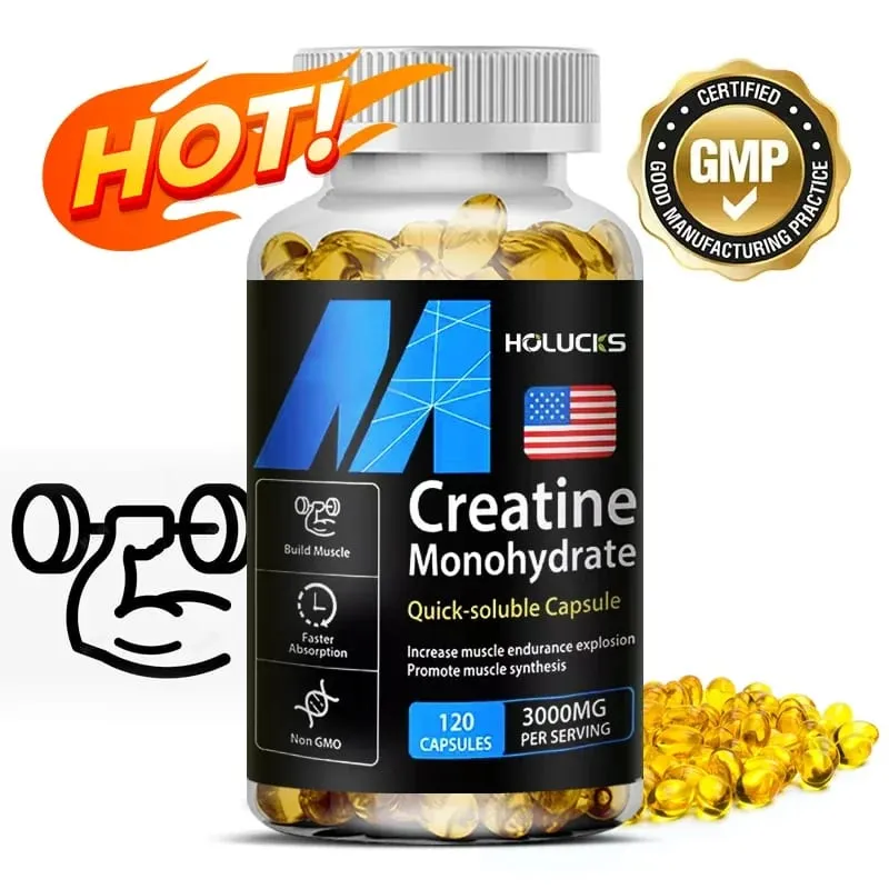 Buy 1 Get 1 Free! Creatine Monohydrate 3000mg Supplement for Lean Muscle & Performance Fat Loss & Overall Fitness Vegan — image 3