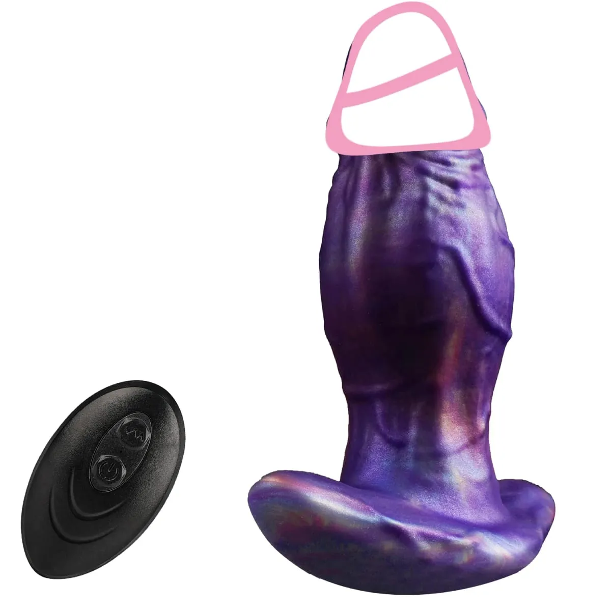Realistic Wearable Butt Plug Silicone Dildo With Remote Control 10 Frequency Vibration Prostate Massager Anal Plug Adult Sex Toy — image 1