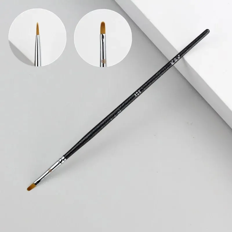 1pc Berus Mekap Smudge Pelapik Mata Rata Berus Solek Perincian Precision Concealer Serbuk kontur sorotan alat kosmetik artis