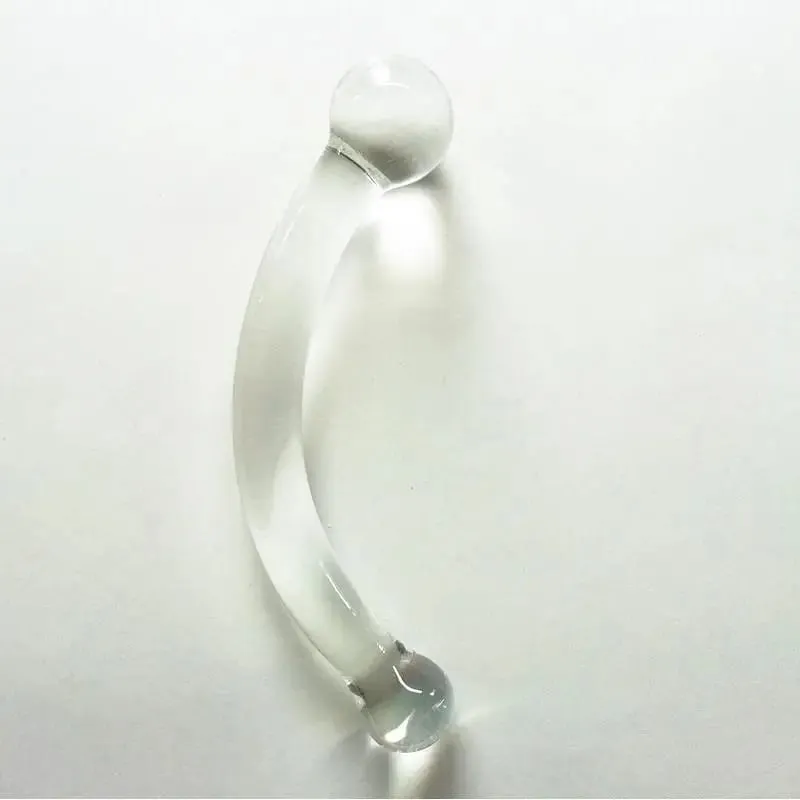 Dildos Anal Plug Transparent Glass Sex Toy Masturbator Anus Dilator Stimulation Massager Pleasure for Men Women Adult Sex Toy