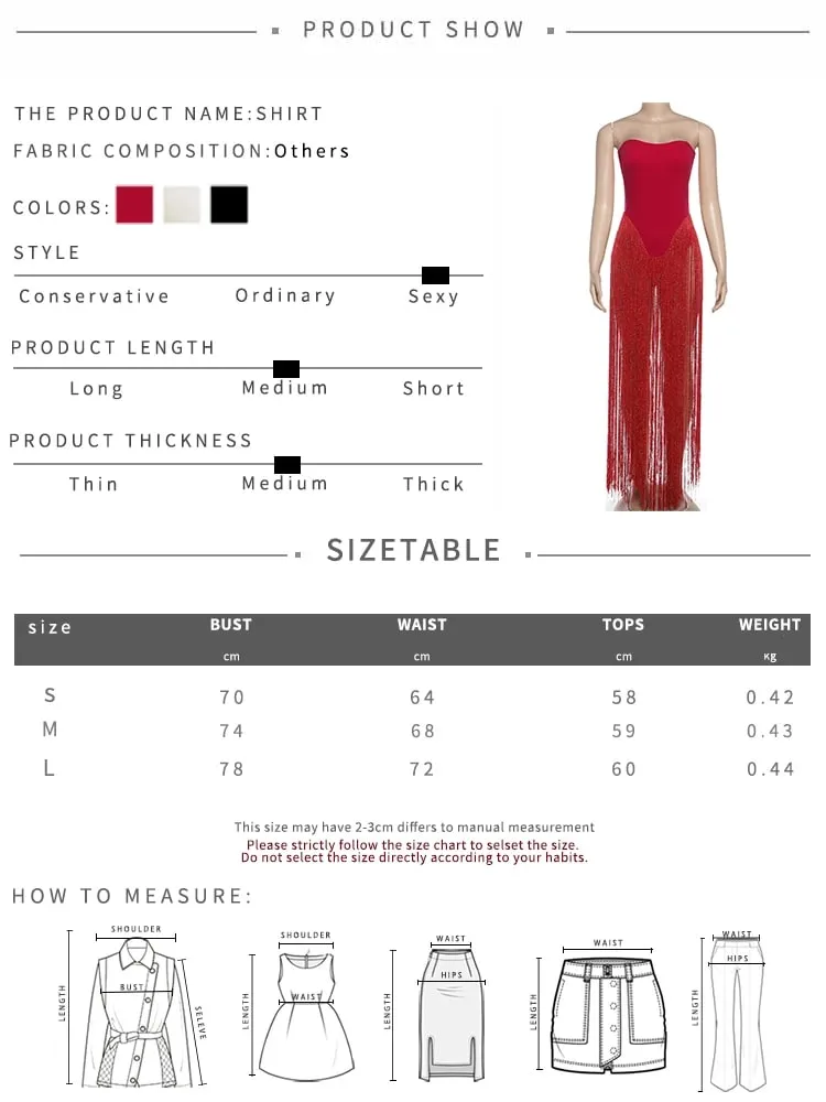 Weird Puss Valentine's Day Bodysuit Women Strapless Patchwork Tassel Sexy Beach Vacation Clubwear Midnight Party Tight Body Tops — image 8