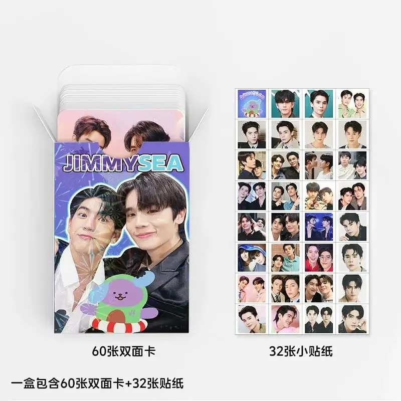 92Pcs JimmySea Thai Star Lomo Cards Double Sided BL Drama Photo Stickers Fans Collection Decor Gift — image 5