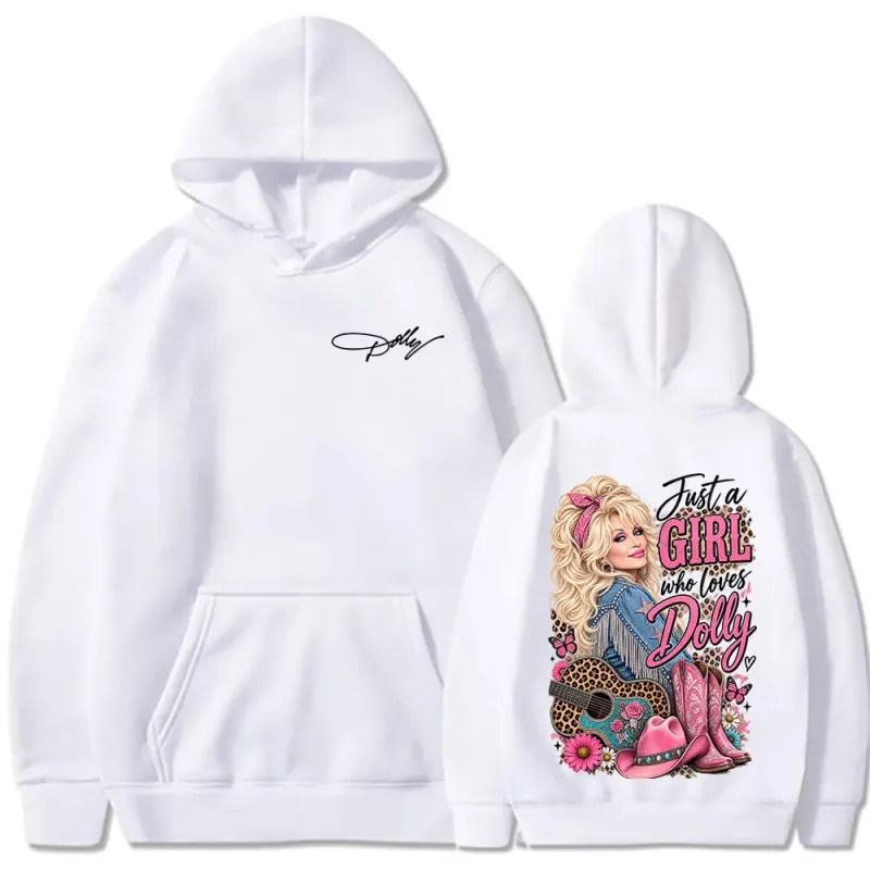 Dolly Parton Country Music Hoodies Men Women Clothing Fashion Harajuku Pullovers Casual Long Sleeve Oversized Hooded Sweatshirts