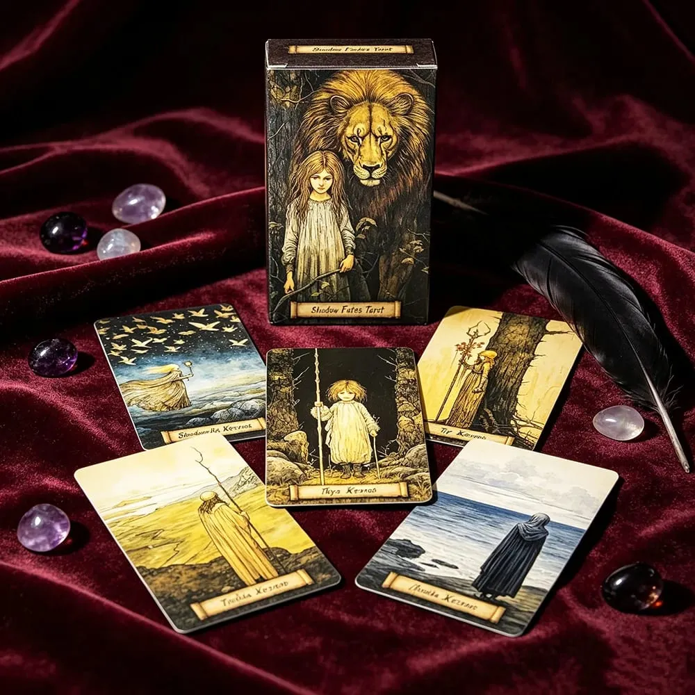 Shadow Fates Tarot Deck - 78 Cards Meditation Divination Cards for Self-Reflection & Spiritual Growth Ideal for Introverts — image 2