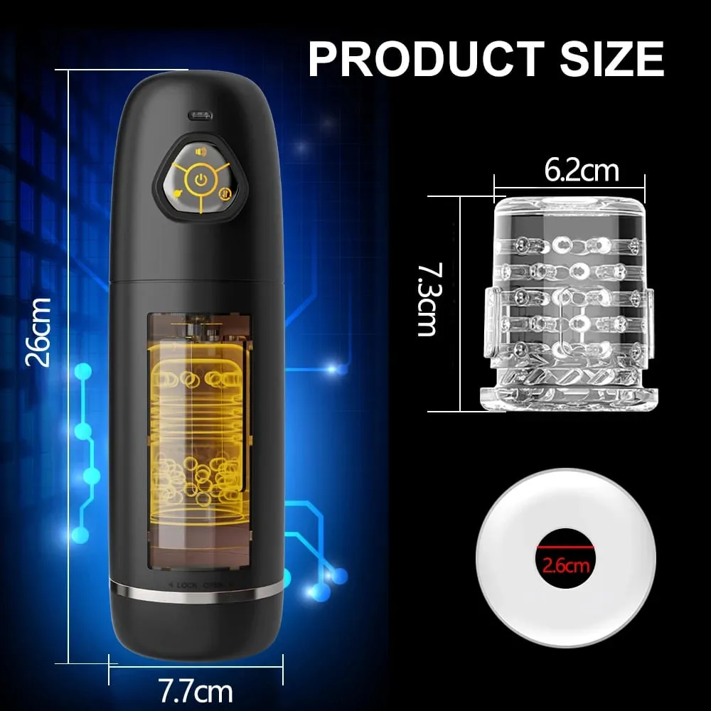 Fully Automatic APP Male Rotary and Telescopic Masturbation Device Penile Desensitization Delay Training Device Adult Sex Toys — image 6