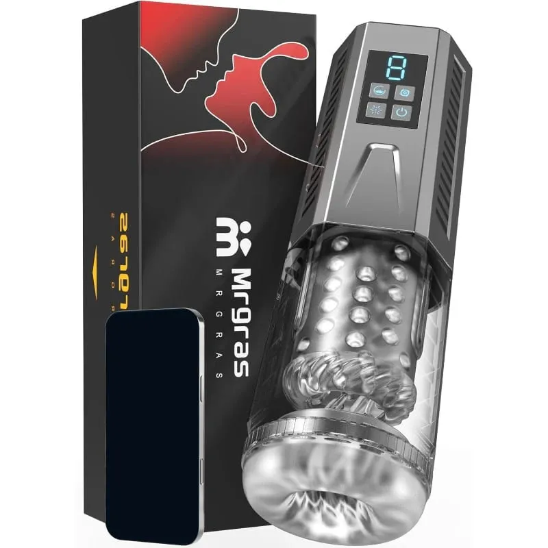 Automatic Male Masturbator Sex Toy for Men Pocket Pussy Vacuum Suction Thrusting Rotation Vibration Realistic Stroker Cup Device — image 1