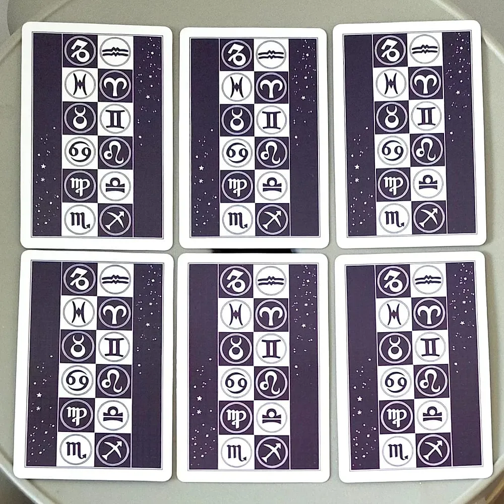 36 Pcs Classic Oracle Cards Vintage Traditional Gypsy Cards with Multilingual Meanings & Zodiac Constellation Backs — image 4