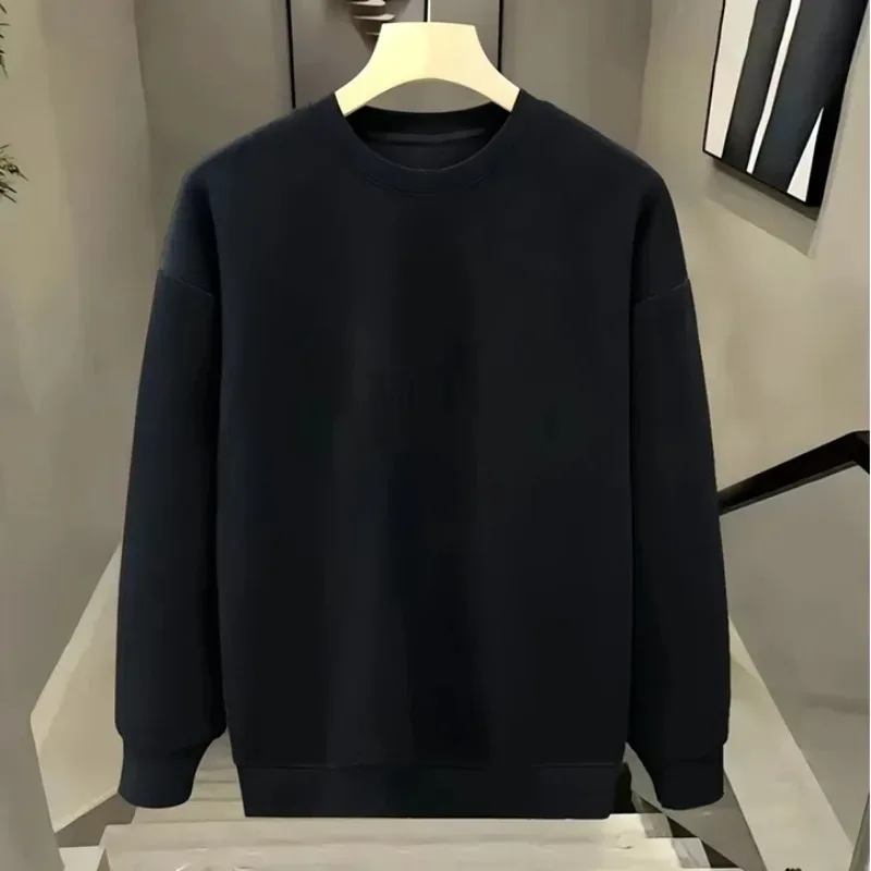 Men's Crew Neck Long-Sleeve Sweatshirt with Black Star/Compass-Like Print Casual Daily Top Fashion Harajuku Y2K Hoodies