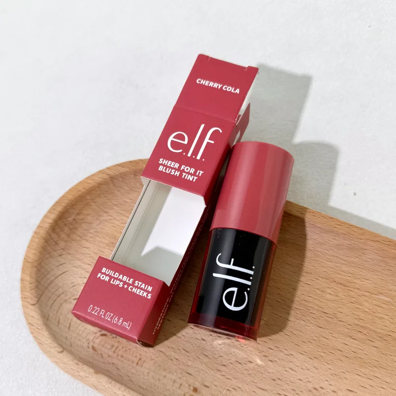Bán chạy nhất Elf công dụng kép Liquid Blush Lip Gloss Dưỡng ẩm liên tục Tạo bột làm sáng tự nhiên Mỹ phẩm Blusher dạng lỏng