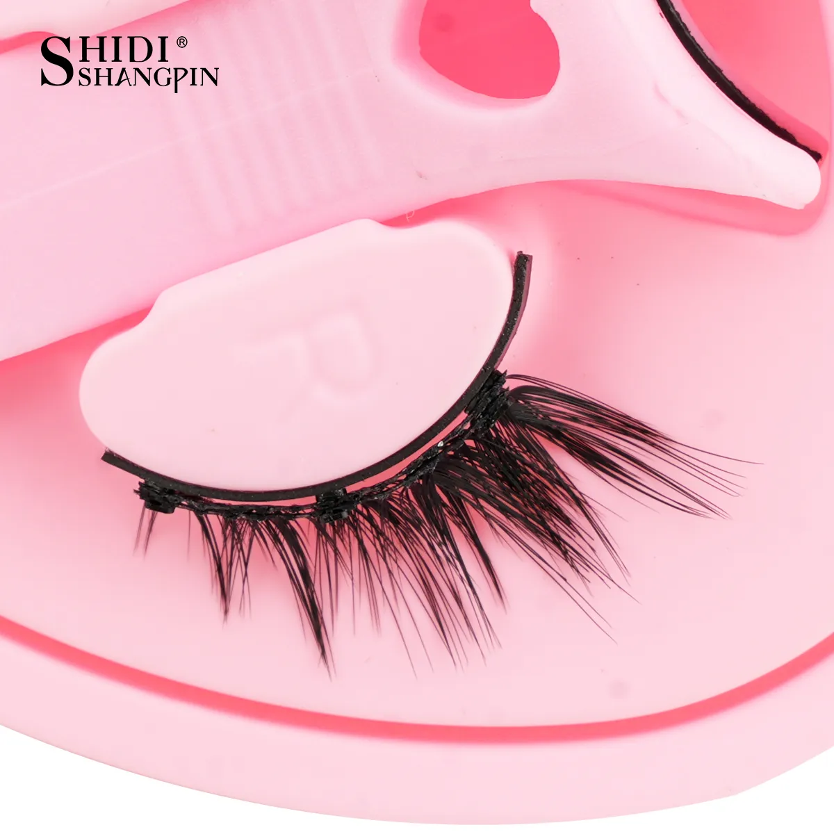 Magnetic Eyelashes 1Pair No Glue Needed 3D Natural Wispy Fake Lashes With Clip Reusable Women Beauty Eye Makeup