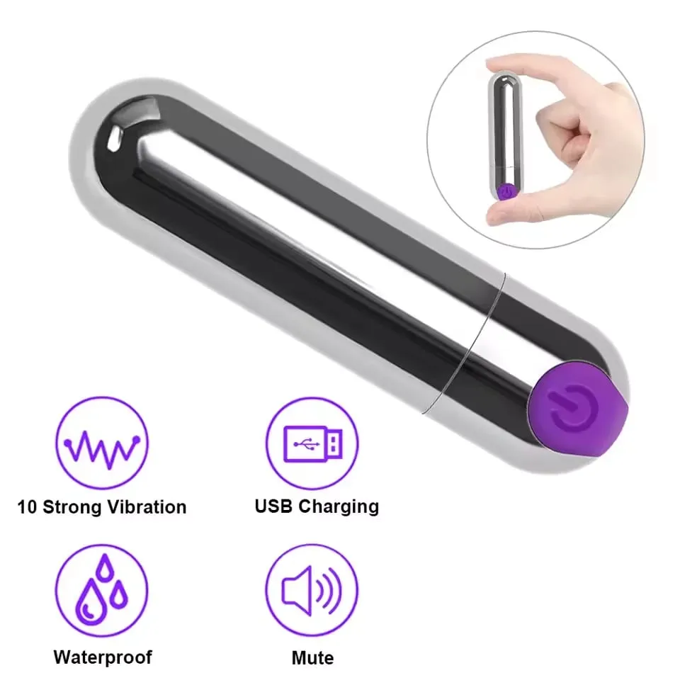 Mini Bullet Vibrator for Women G Spot Clitoris Stimulator Dildo Vaginal Nipple Massager Vibrating Egg Masturbation Sex Toy Adult — image 3