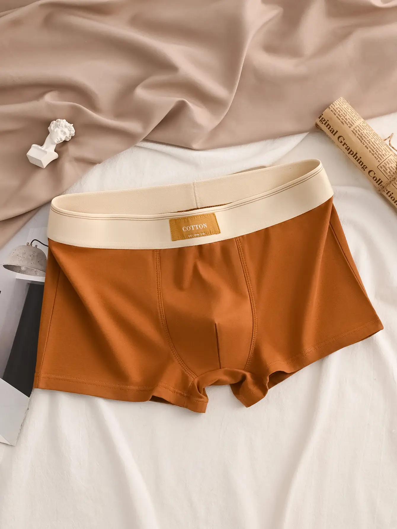 Calzoncillos Boxer de algodón de alta calidad para hombre, Boxers deportivos informales suaves y saludables, pantalones cortos de moda, ropa interior, 3 uds.