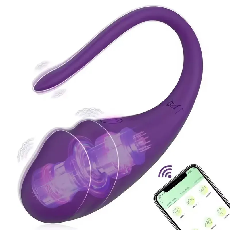 Wireless Vaginal Egg Vibrator App Control G Spot Anal Vibrating Massager Wearable Stimulator Adult Sex Toy for Couples