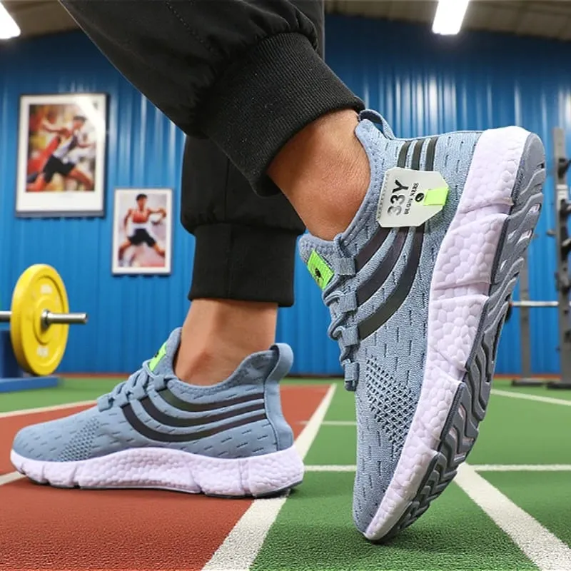 Men's Mesh Sneakers Lightweight Comfortable Soft Breathable Running Shoes Athletic Jogging Tenis Multi Colored Walking Shoes Men — image 6