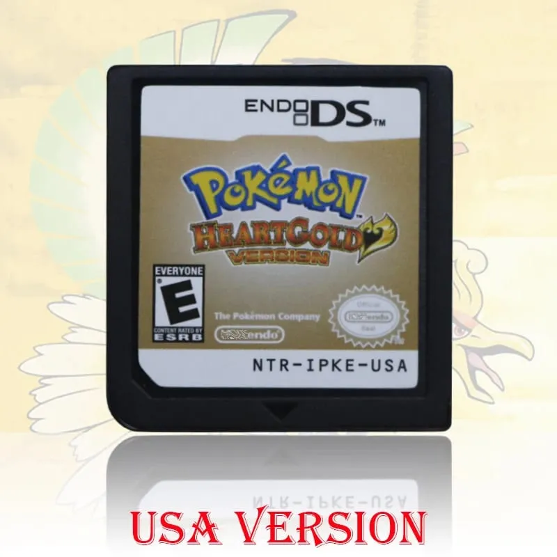 NOE/ESP/ITA/FRA/USA/EUR/AUS Version Pokemon HeartGold SoulSilver Platinum Diamond PearlVideo Game Card For DS 2DS 3DS Console — image 14