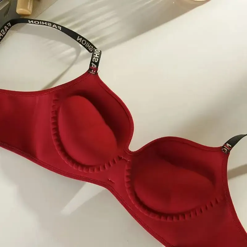 Thickened 5CM Seamless Push-Up Bra - Small Breast Gathering Anti-Sagging Soft Flat Chest Special Lingerie No Steel Ring — image 6