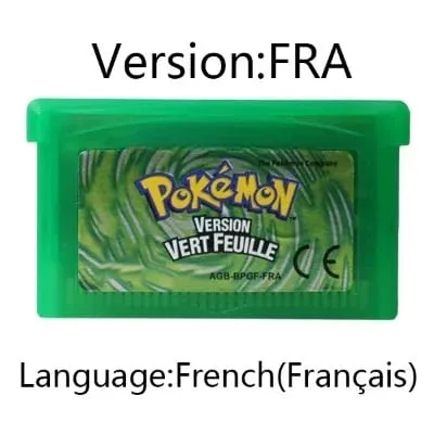 GBA Game Pokemon Series Video Game Cartridge Console Card Pokemon Emerald FireRed Ruby LeafGreen Sapphire Multi-language — image 19