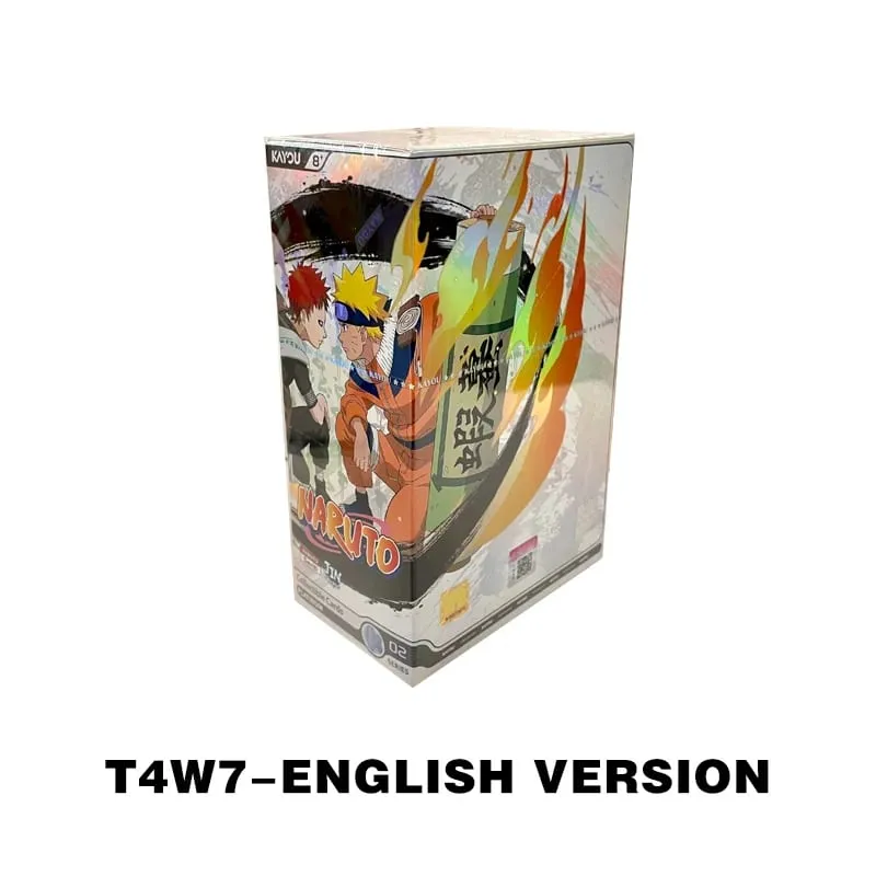 Genuine Naruto English Version Sreies2 T2W9 T4W6 Booster Box Anime TCG Rare CR Ninja World Collection Cards Kids Toy Gift — image 9