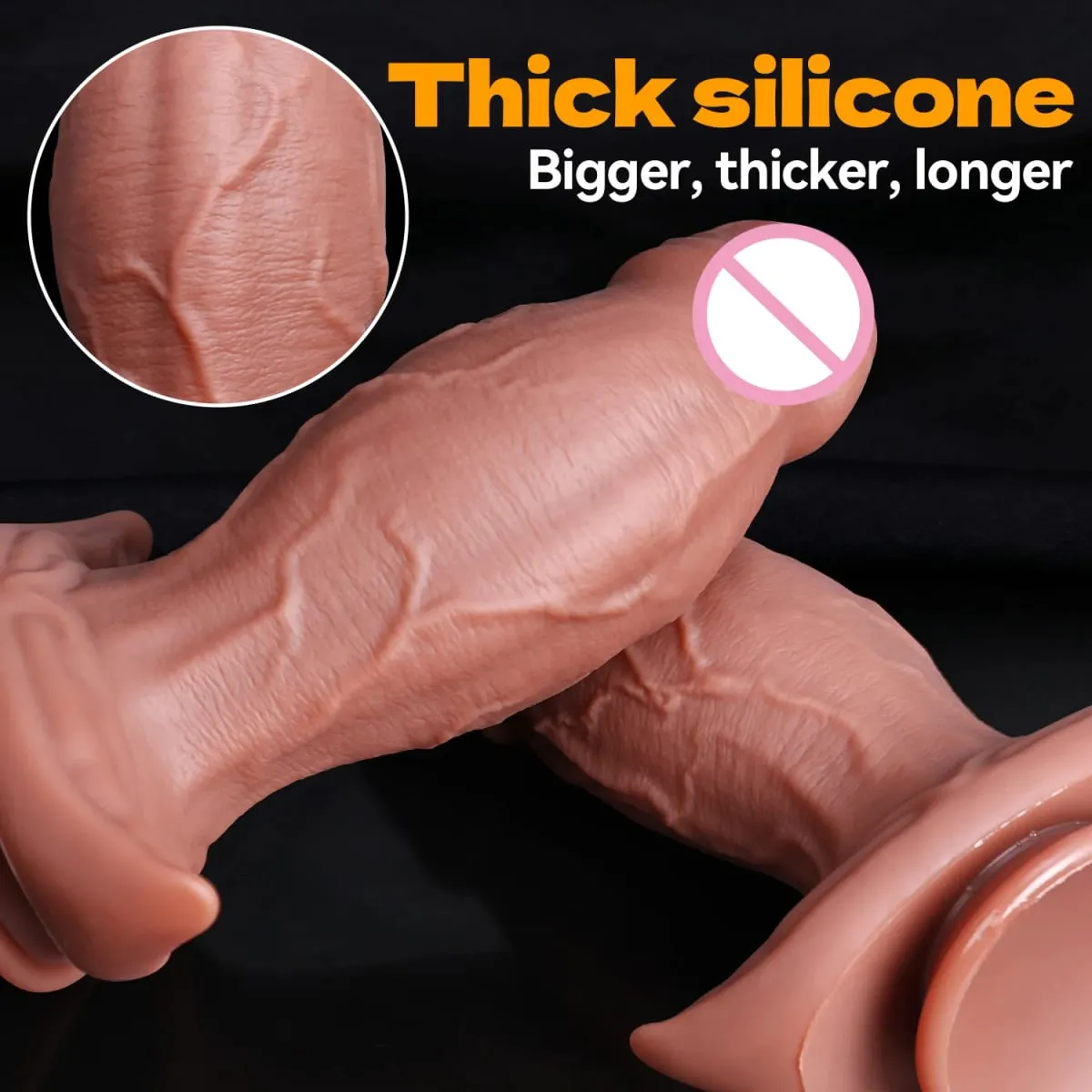Realistic Thick Dildo Soft Silicone Penis Male Genitals Vaginal Masturbation Suction Cup Big Dick Woman Anal Plug Adult Sex Toys