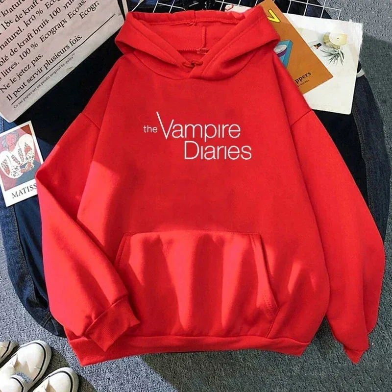 2026 New The Vampire Diaries Print Hoodie Women Men Casual Tops Autumn And Winter Sweatshirts Long Sleeve Harajuku Pullover — image 15