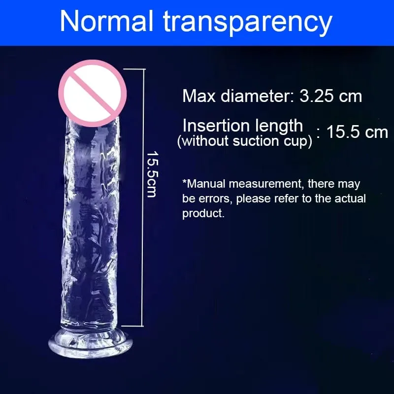 Transparent Big Dick 9 Sizes Realistic Jelly Dildo Women Gay Anal Sex Toys Soft Clitoris Vaginal Masturbators Penis Suction Cup — image 13