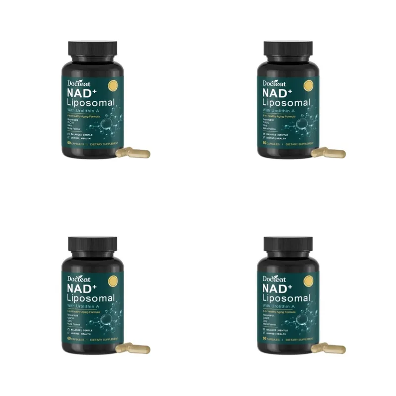 Docteat Liposomal NAD+ Capsules Energy & Healthy Aging Support with Urolithin A Trans Resveratrol CoQ10 Men Women 60 Capsules — image 10