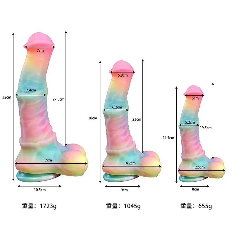Dildo Horse Dick Anal Plug in Four Colors Noctilucent Butt Sex Toys Prostate G-spot Massager Anal Penetration Men Masturbator 18 — image 8
