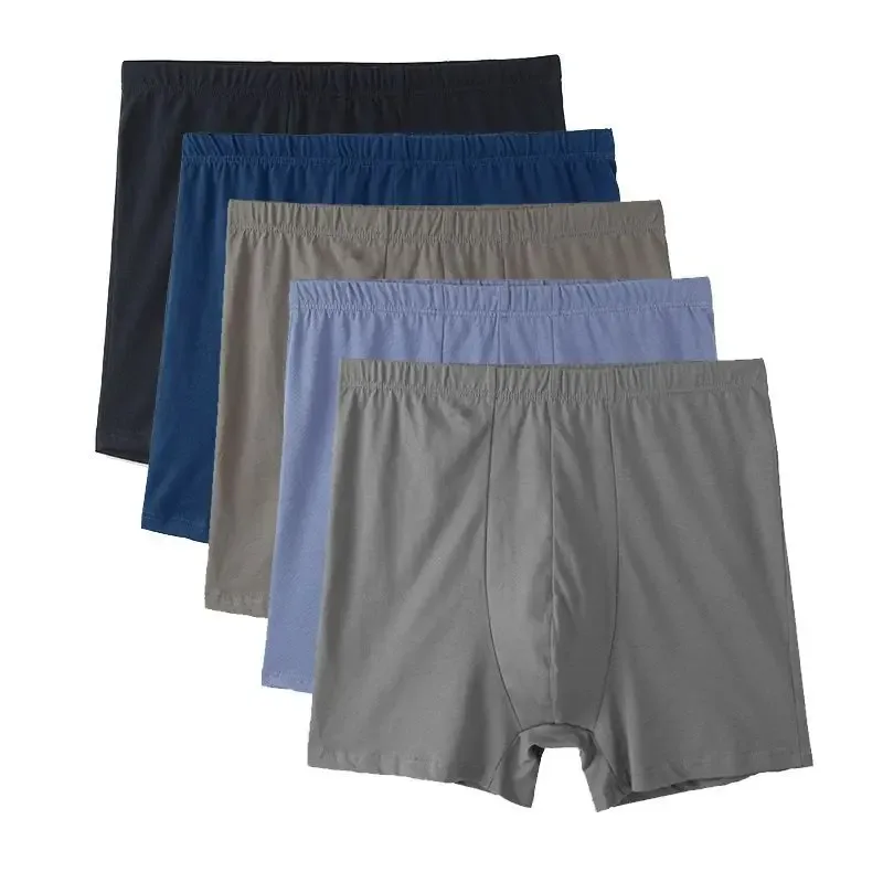 4PCS หลวม Fit Cotton กางเกงบ็อกเซอร์ชาย PLUS ขนาดชุดชั้นในสั้น 2026 Lot ชายนักมวยกางเกงขาสั้น 8XL 9XL 10XL สบาย Breathabl