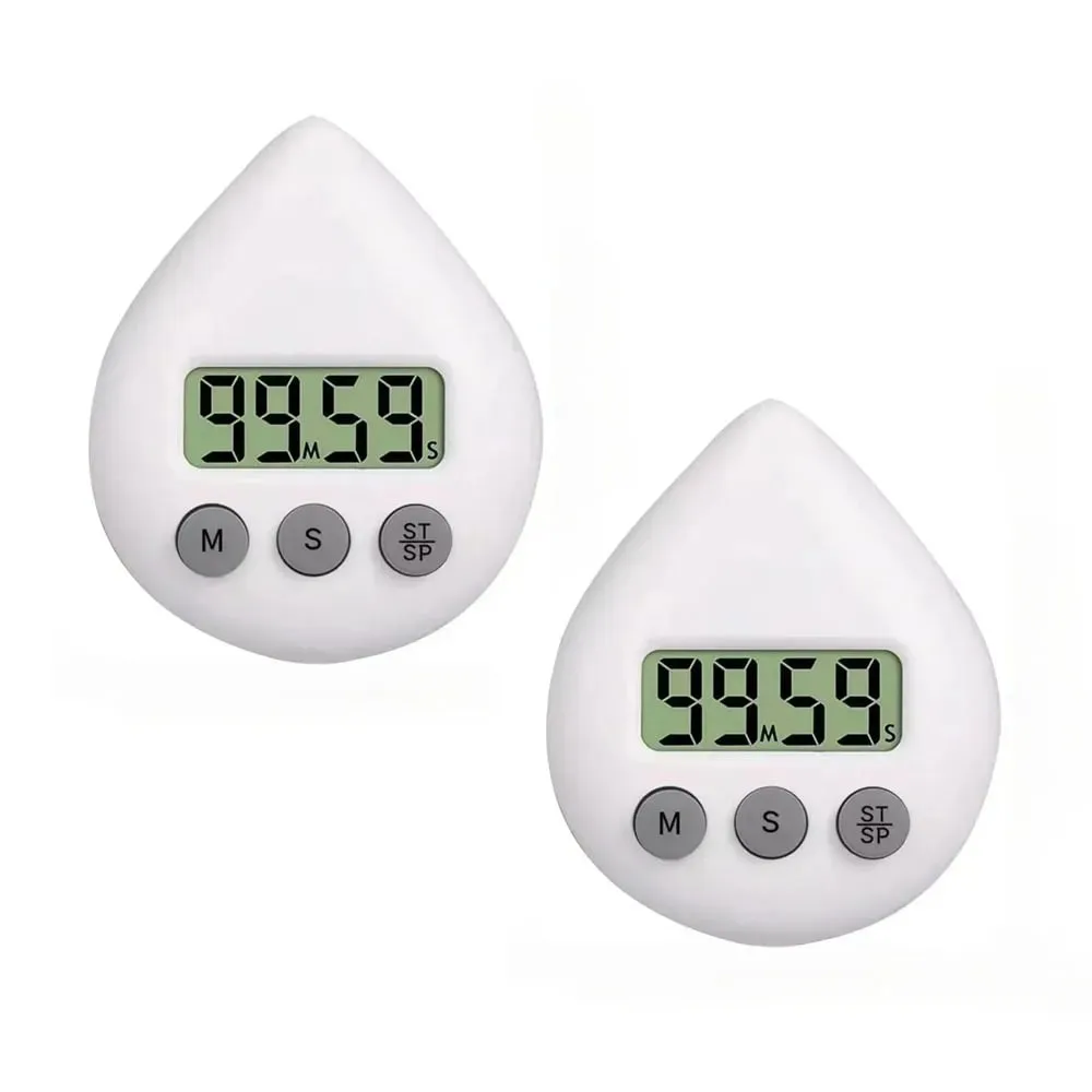 Waterproof Shower Clock Timer Splash Resistant Timer Magnetic Digital Timer Sports Visual Clock for Home Office School Kitchen — image 8