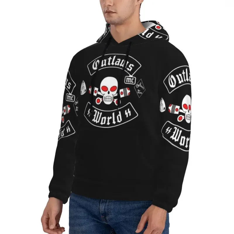 Outlaws Mc Support Hoodie Harajuku Pullover Autumn Winter Men Women Sweatshirts Long Sleeve Tops — image 4