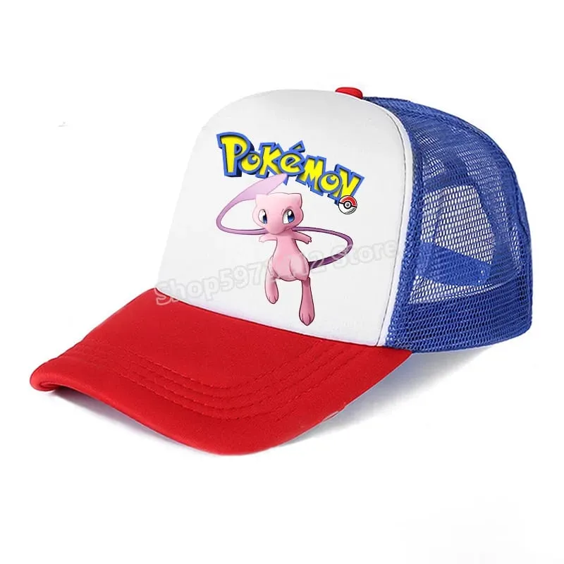 Pokemons Baseball Cap Pikachu Charizard Gengar cartoon Peaked Hat Kid Adult Summer Outdoor Sport Hat Boy Casual Fashion Cap Gift — image 21