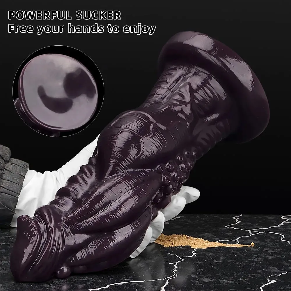 Huge Simulation Hand Fist Dildo Anal Plug Female Male Gay Hand Touching G-spot Vaginal Anal Dilator Sucker Sex Toy Adult Games — image 5